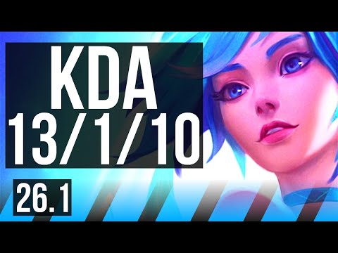 ORIANNA vs SYNDRA (MID) | Good KDA: 13/1/10, 44K damage, 5k gold comeback | EUW Diamond | 26.1