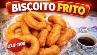 O MELHOR BISCOITO FRITO DE TRIGO SUPER SEQUINHO! Muito econômico! Receita de vó!