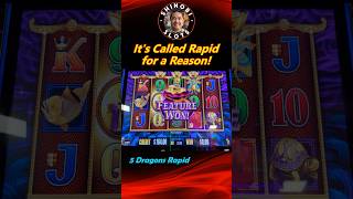 It's Called Rapid for a Reason! 5 Dragons Rapid BIG WIN! #shortsfeed #shorts #shinobislots