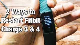 Fitbit Charge 3/4: How to Restart (2 Ways)