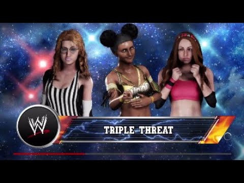 WWE 2K18 Triple Threat - Francine Jones vs Edith Ballesca vs Heather Stevens