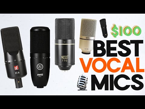 Best $100 Vocal Microphones [Condenser Mic Shootout - AKG, MXL, SE Electronics]