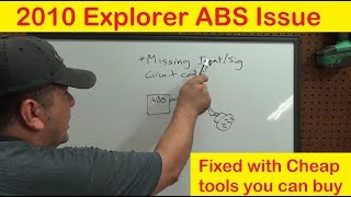 Explorer ABS Problem Diag with Cheap Tools - Automotive Education