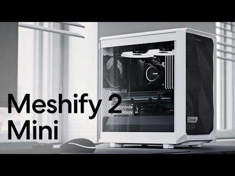 Fractal Design Meshify 2 Mini White TG Clear Tint video preview