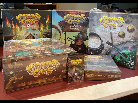 Merchants Cove Unboxing! (Kickstarter edition)