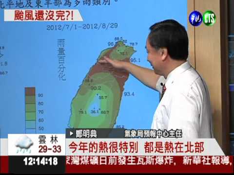 氣象局預測:今秋偏暖 颱風多