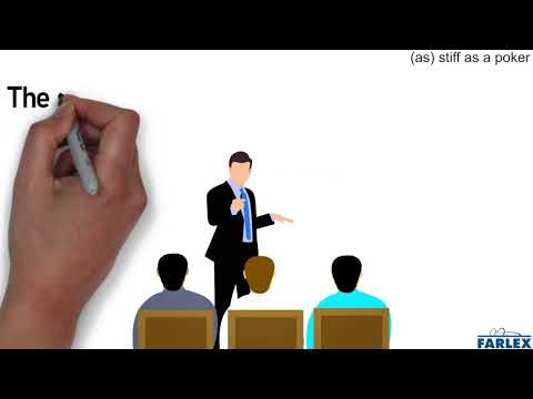 (as) stiff as a poker