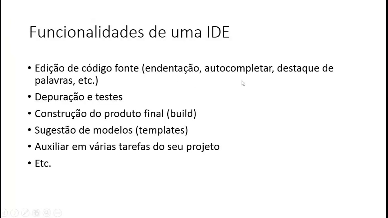 02 05 IDE Ambiente Integrado de Desenvolvimento