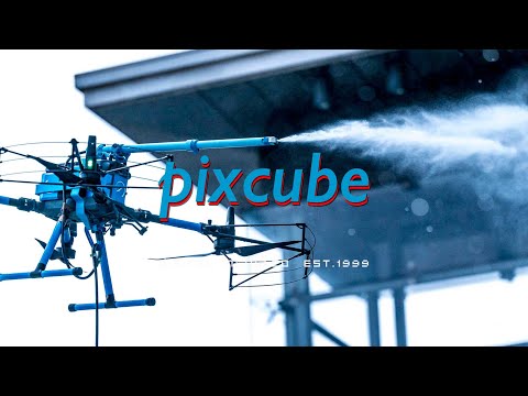 Droni da Lavoro, Lavaggio facciate per Coima , Milano, con Rigger e partners.