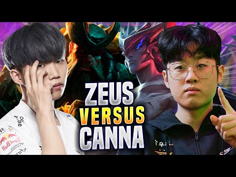 T1 ZEUS vs DK CANNA! - T1 Zeus Plays Yone TOP vs DK Canna Gangplank! | Preseason 2023