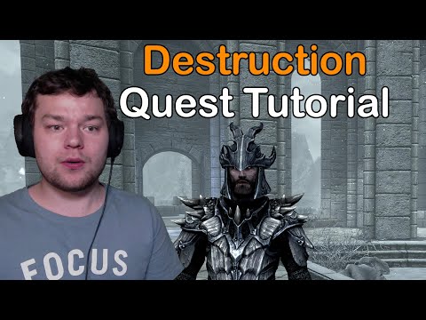 Destruction Ritual Spell Quest Tutorial in Skyrim