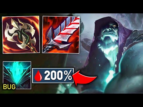 I built ONLY Lifesteal on Yorick and my Ghouls Heal me to Full Health