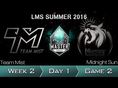 《LOL》2016 LMS 夏季賽 粵語 W2D1 MSE vs TM Game 2