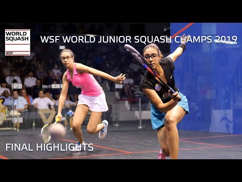 El Hammamy v Shiha - WSF World Junior Squash Champs 2019 - Final Highlights