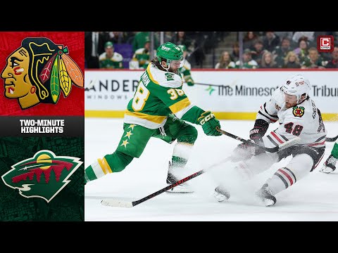 Chicago Blackhawks vs. Minnesota Wild (1/27/26) | Game Highlights | CHSN Blackhawks