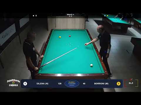 M.DILENA VS F.BORRONI  - STECCA - 2024/25 - 2° TROFEO PALABILIARDO - 21/06/2025