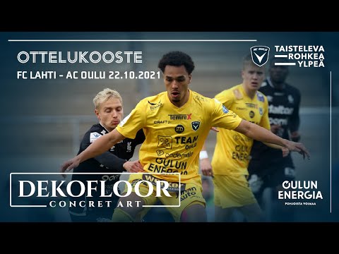 ACOTV: Dekofloor ottelukooste FC Lahti - AC Oulu 22.10.2021 (Veikkausliiga)