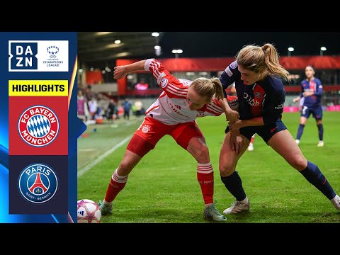 HIGHLIGHTS | FC Bayern München - PSG -- UEFA Women's Champions League 2023-24 (Deutsch)
