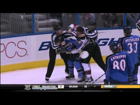 Travis Zajac vs Rich Peverley Dec 18, 2010