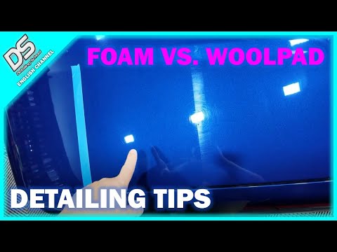 POLISHING & PAINT CORRECTION: Foam vs wool pads for one-step polishing - Rupes Coarse Mille