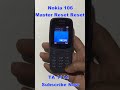 Nokia 106 Master Reset Nokia TA1114 Factory Reset Nokia 106 TA 1114 Hard Reset Unlock
