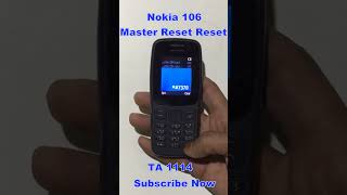Nokia 106 Master Reset | Nokia TA1114 Factory Reset | Nokia 106 TA 1114 Hard Reset Unlock