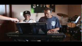 Tim &amp; Dad Piano Duet #8 - Georgia on My Mind