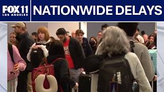 Travelers face long security lines at LAX | FOX 11 LA