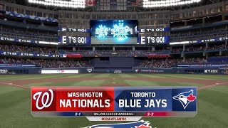 MLB THE SHOW 25 REBUILDING WASHINGTON NATIONALS FRANCHISE EP 4: BLUE JAYS LEADS 1-0 IN THE SERIES
