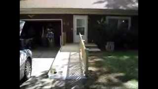 preview picture of video 'A Highland, MI disabled homeowner gets a new wheelchair ramp'