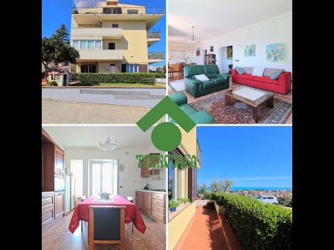 PESCARA COLLI: Elegante appartamento al piano terra in ottimo stato con corte esclusiva vista mare.