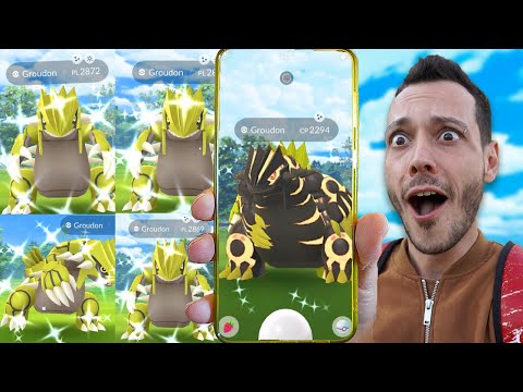 ARCHEO GROUDON SHINY 100%! *maxato*