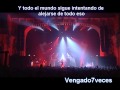 Bullet for my valentine cries in vain live (sub español)