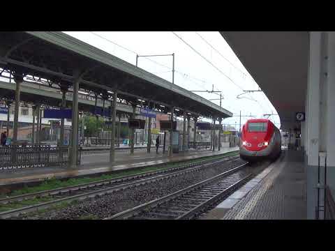 UN ETR.500 IN TRANSITO LENTO A MILANO LAMBRATE. (MI) 10 - 9 - 2017