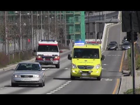 Norwegian Ambulance responding code 3