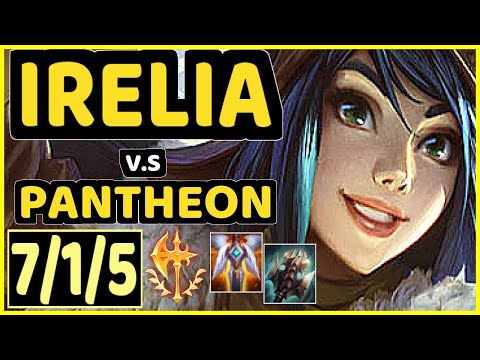 STROMPEST (IRELIA) vs PANTHEON - 7/1/5 KDA MID CHALLENGER GAMEPLAY - NA