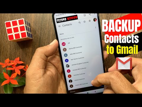 How to Backup Phone Contacts to Gmail in Redmi