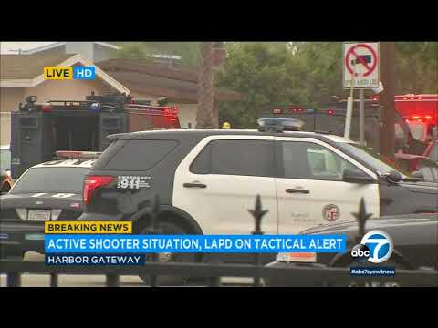 Gunman in custody after killing mother, wounding self at scene of Harbor Gateway fire I ABC7