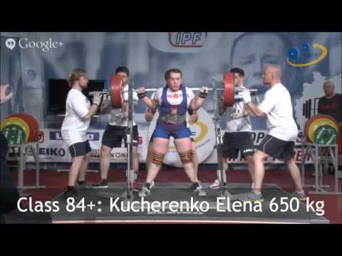 Russian Women's National Team on powerlifting 2015