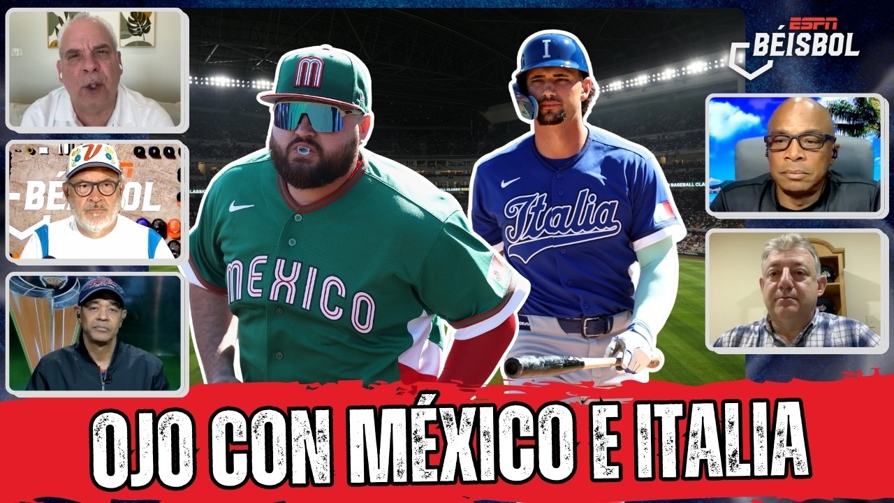 MÉXICO E ITALIA podrían dar LA SORPRESA en el CLÁSICO MUNDIAL DE BÉISBOL, ojito | ESPN Beisbol