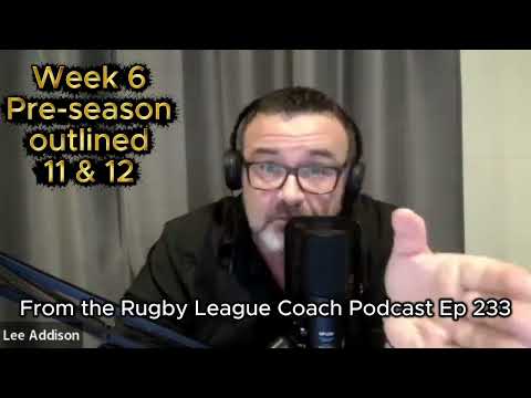 Week 6 Pre-Season Training Plans