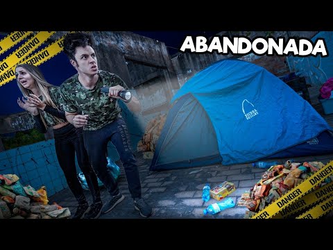 WE CAMPED IN AN ABANDONED FACTORY!