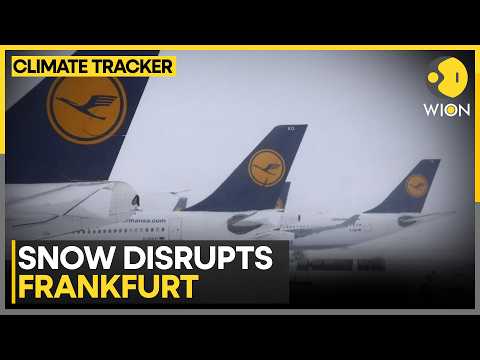 Germany Snowstorm: Winter Delays Hit Air Travel | WION Climate Tracker