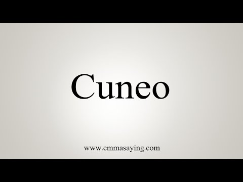 How To Say Cuneo