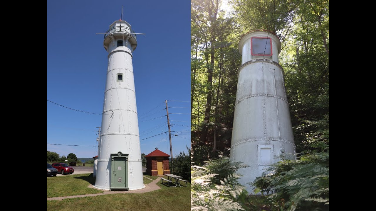 #98 & 99 Munising Front & Rear Range Lighthouses