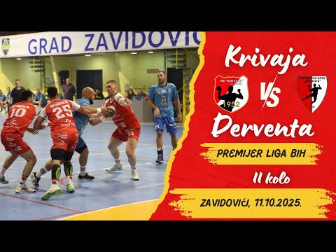 Premijer liga BiH: RK Krivaja - RK Derventa