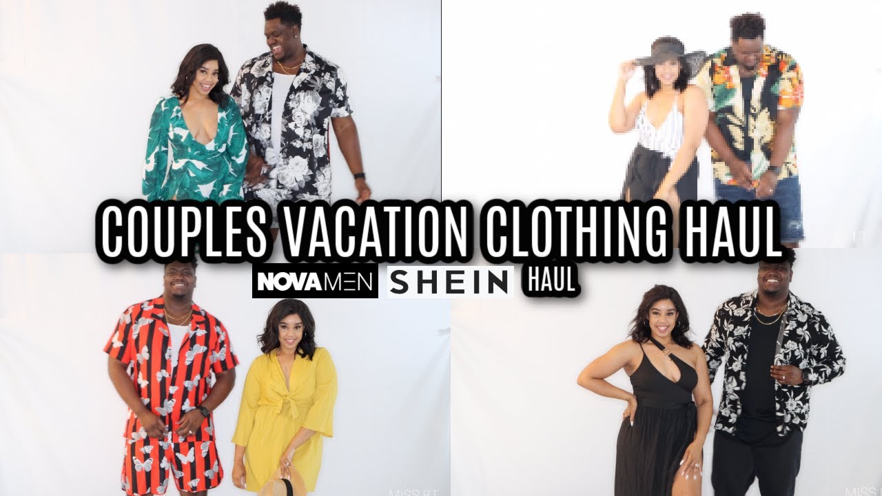 COUPLES VACATION TRY-ON HAUL | FASHION NOVA & SHEIN | BIG & TALL HAUL | @TheWilkinsCasa