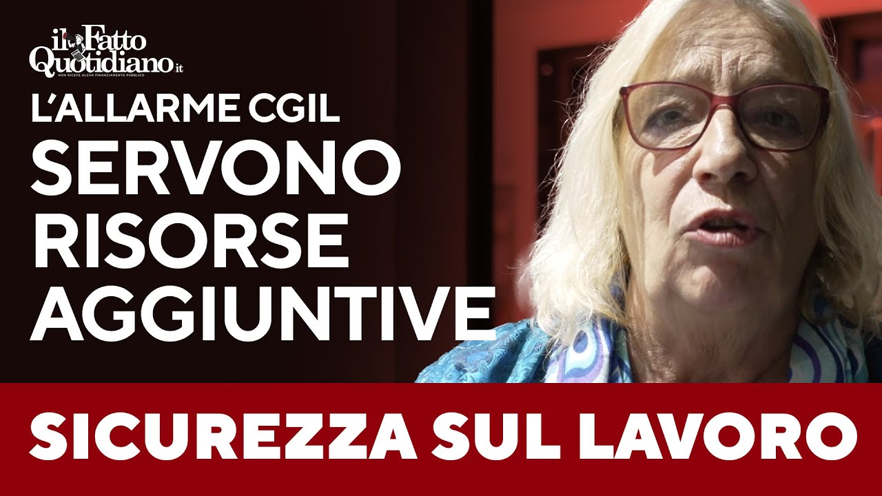 Sicurezza sul lavoro, Cgil:"Il decreto varato dal governo? Insufficiente senza risorse aggiuntive"