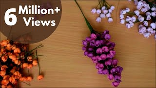 How To Make Flowers : craft |Foam Flowers| tutorial(Diy)