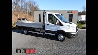 شاحنة مسطحة < 3.5طن Ford TRANSIT SKRZYNIA 8 PALET BLIŹNIACZE KOŁA KLIMATYZACJA  155KM [ U | صورة 4 - Autoline